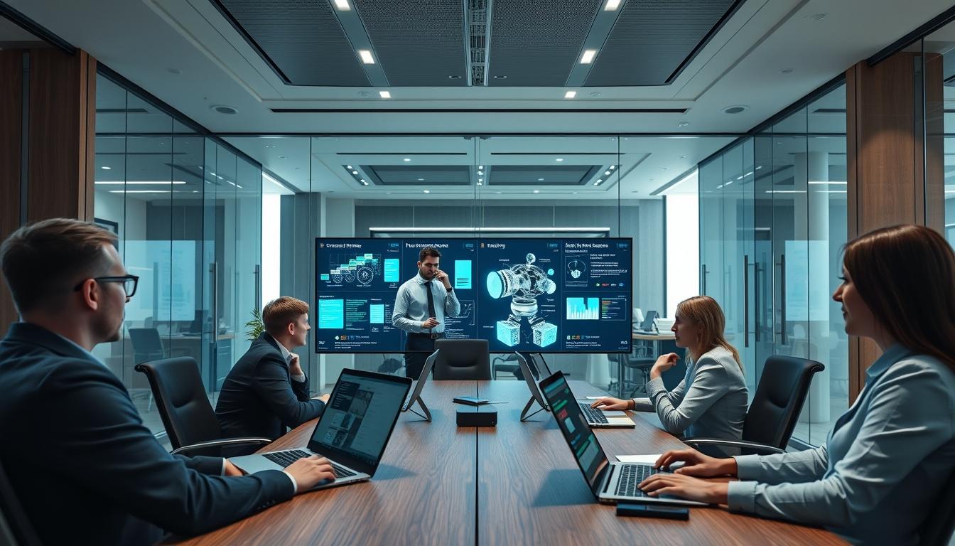 Business software planning session